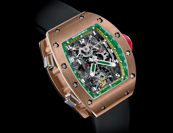 Replica Richard Mille RM 008 Felipe Massa Red Gold Watch